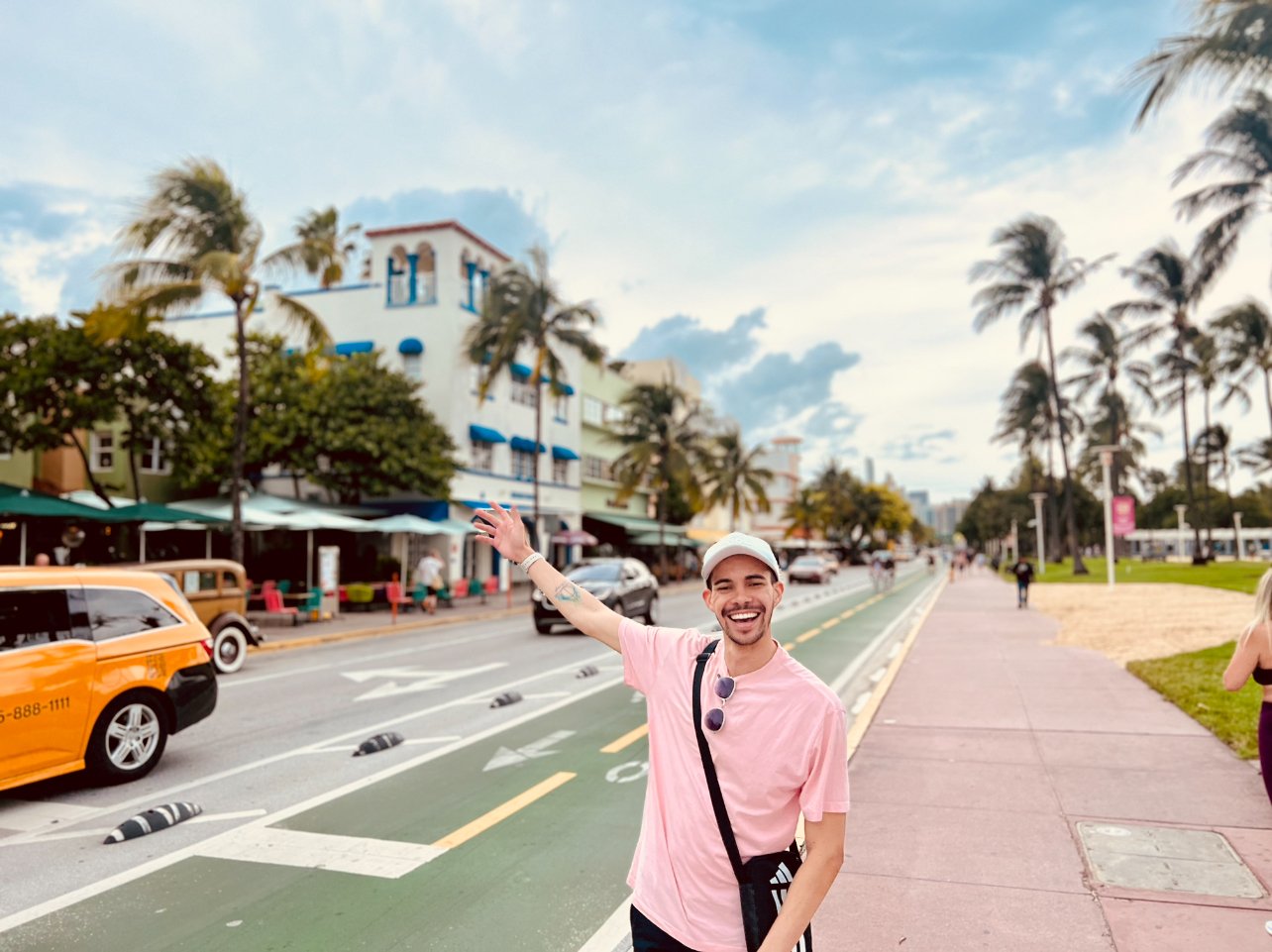 Em uma viagem para Miami na Ocean Drive